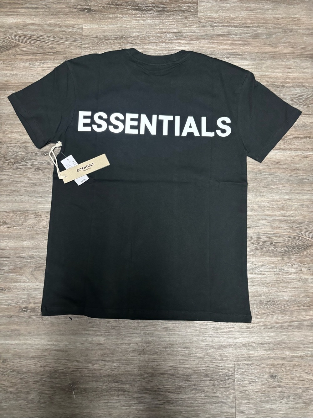 FW19 fear of god essentials black tee